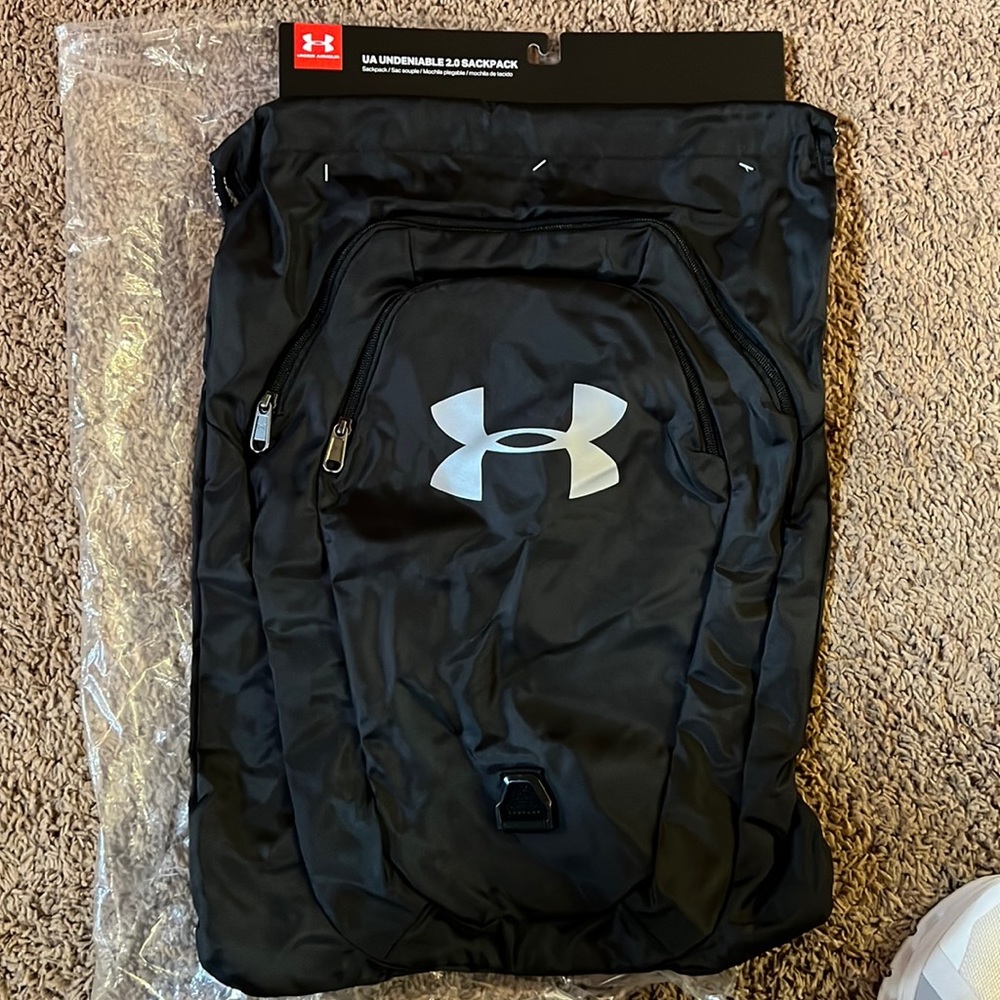 UA Undeniable 2.0 Sackpack, Black